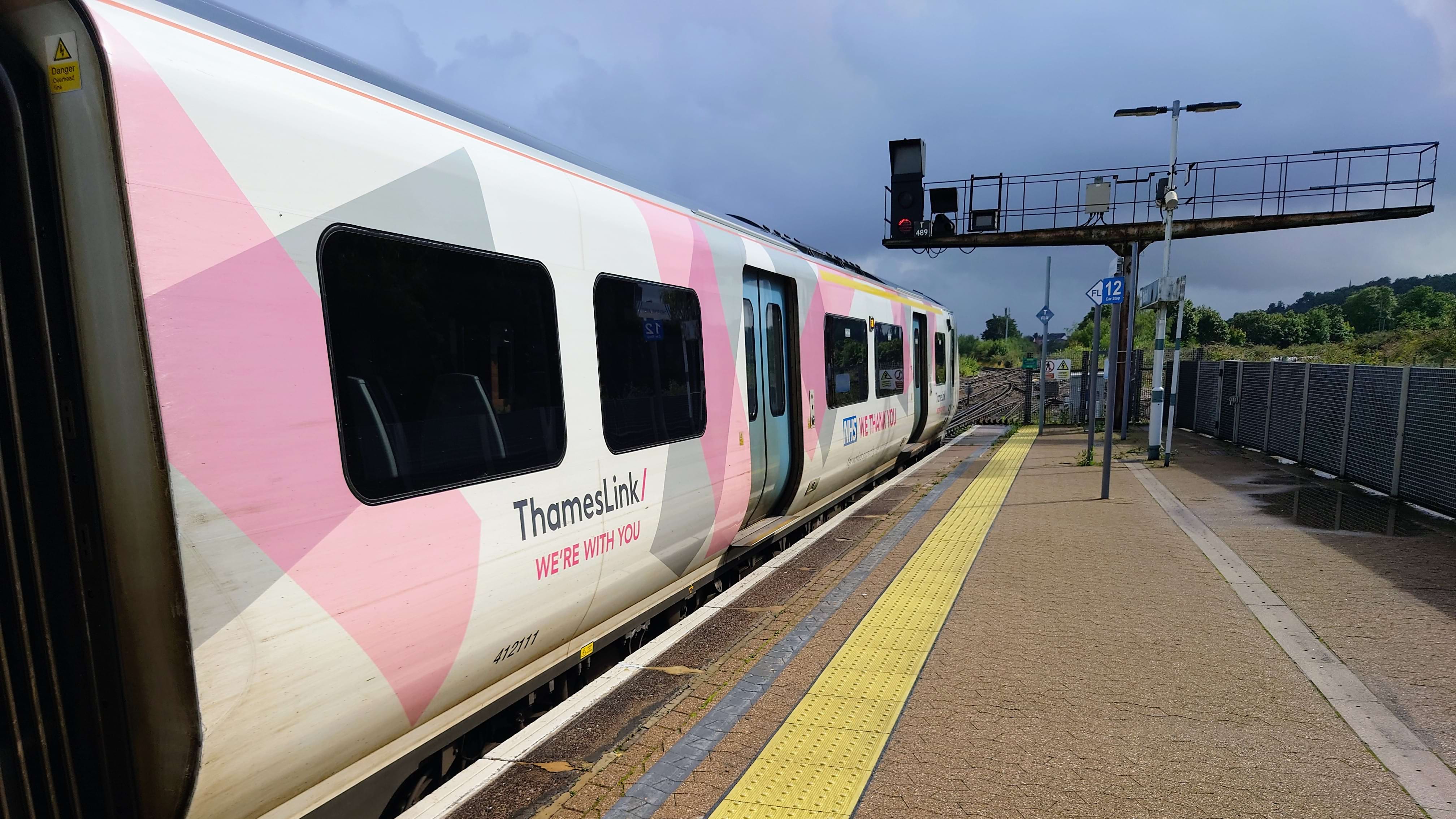 Thameslink 700111 "Desiro City" in NHS livery